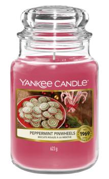 Yankee Candle 623g - Peppermint Pinwheels - Housewarmer Duftkerze großes Glas